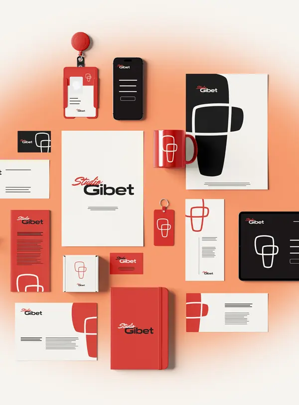 Charte graphique studio gibet portrait.