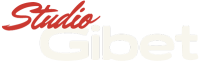 Logo Studio Gibet pour fond foncé.