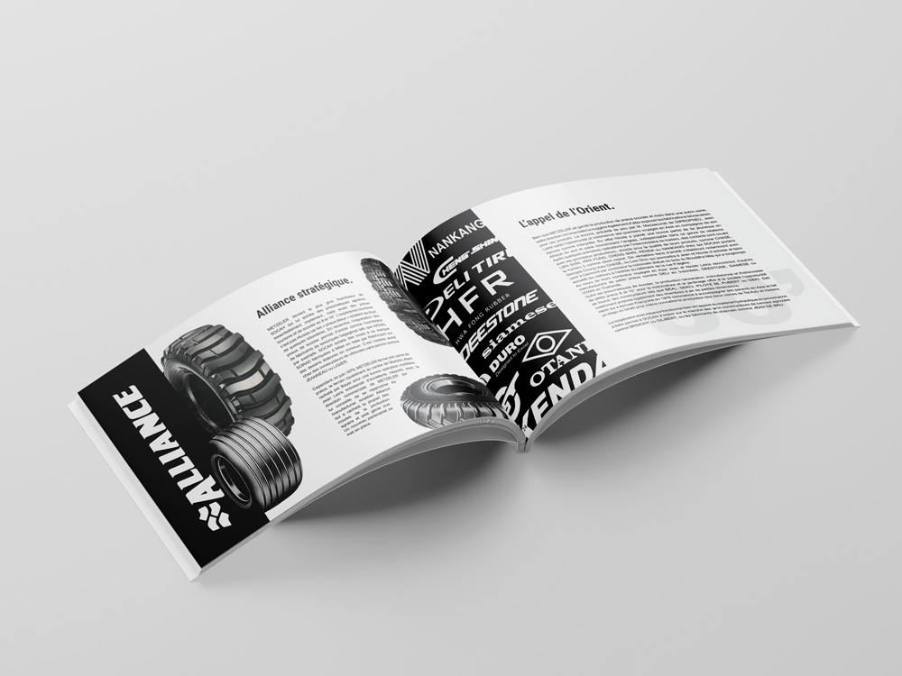 Double page de la biographie d'entreprise SOCAH.