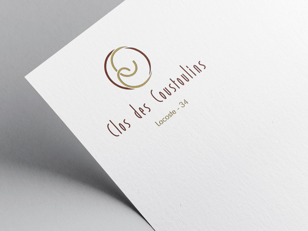 Logo de papier entête du Clos des Coustoulins