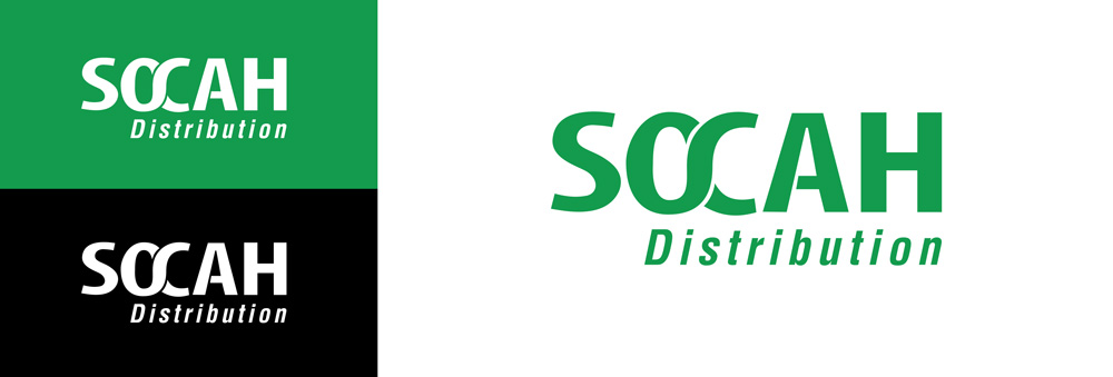 Logo SOCAH en 3 déclinaisons.