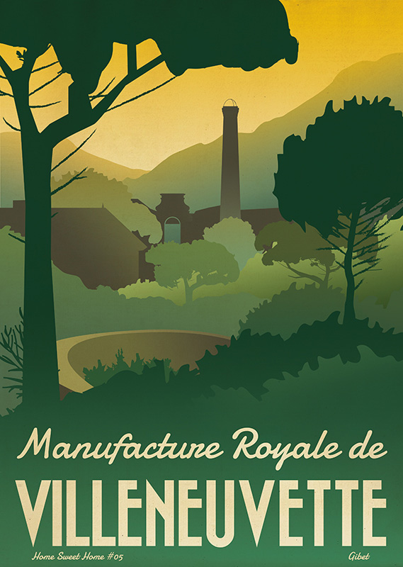 Affiche Villeneuvette.
