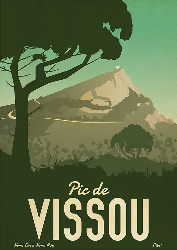 Affiche Pic de Vissou.