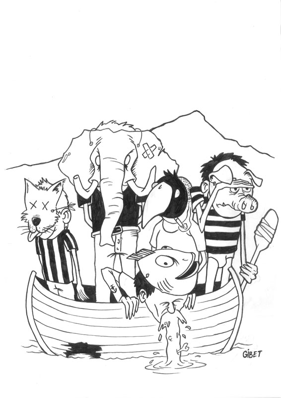 Dessin original pour l'affiche du Carnaval'eau.