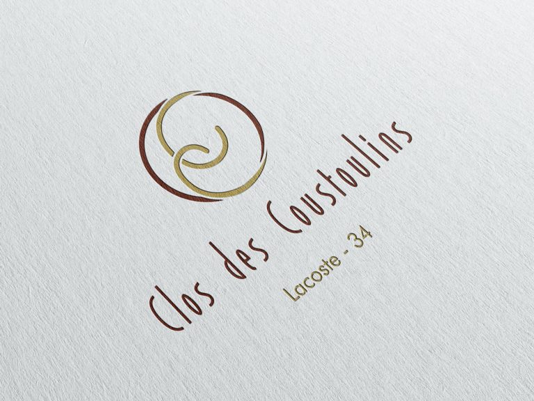 Logo de papier entête du Clos des Coustoulins.